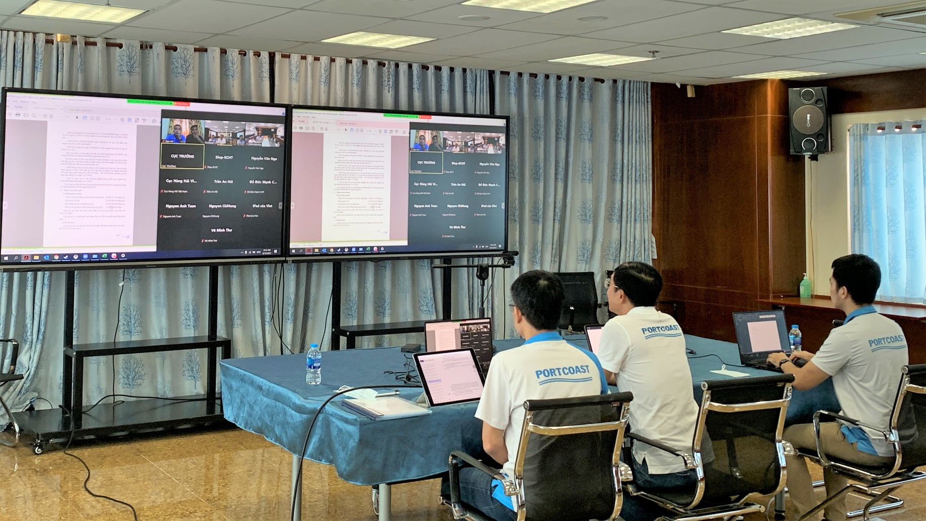 Portcoast participates in the online meeting with Vietnam Maritime Administration