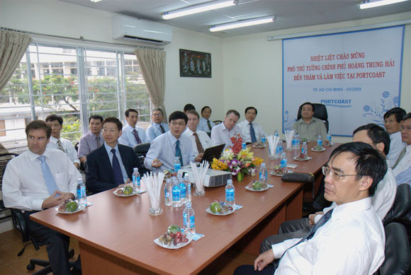  Deputy Prime Minister Hoang Trung Hai visited and worked with Portcoast 