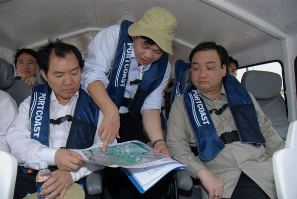  Deputy Prime Minister Hoang Trung Hai visited and worked with Portcoast 