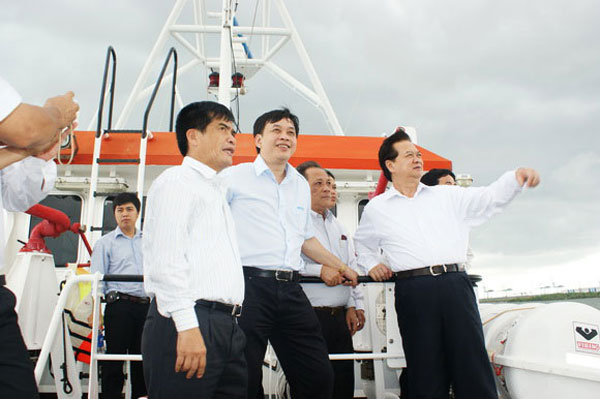 Prime Minister Nguyen Tan Dung to inspect the port system in Ba Ria - Vung Tau 