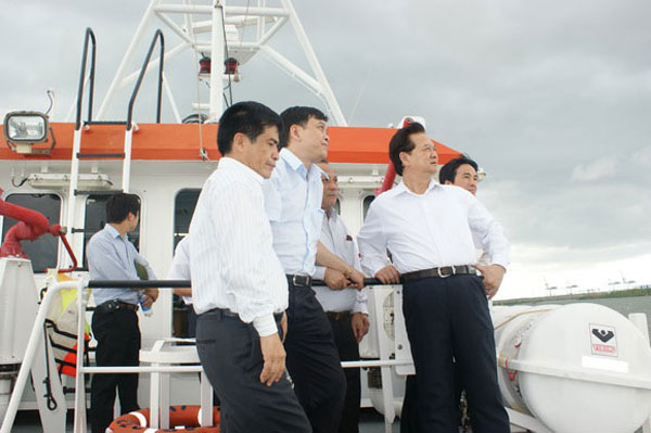 Prime Minister Nguyen Tan Dung to inspect the port system in Ba Ria - Vung Tau 