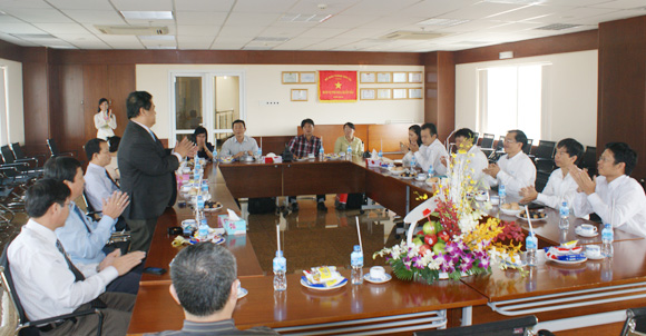 The Leaders party of Ba Ria - Vung Tau province visited and greeted Portcoast for new year 