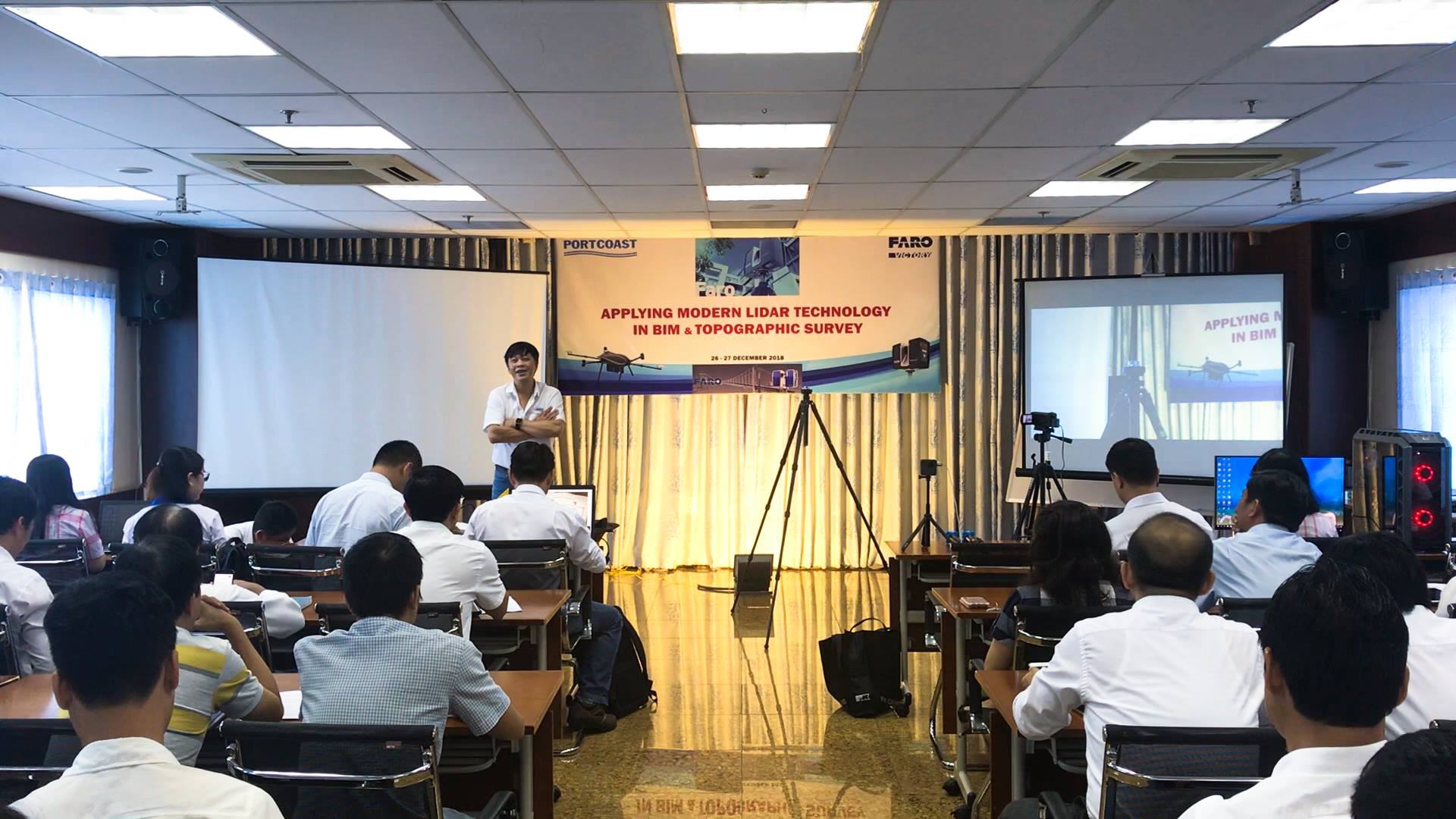 Training session on applying modern LIDAR Technology in BIM & Typographic Survey