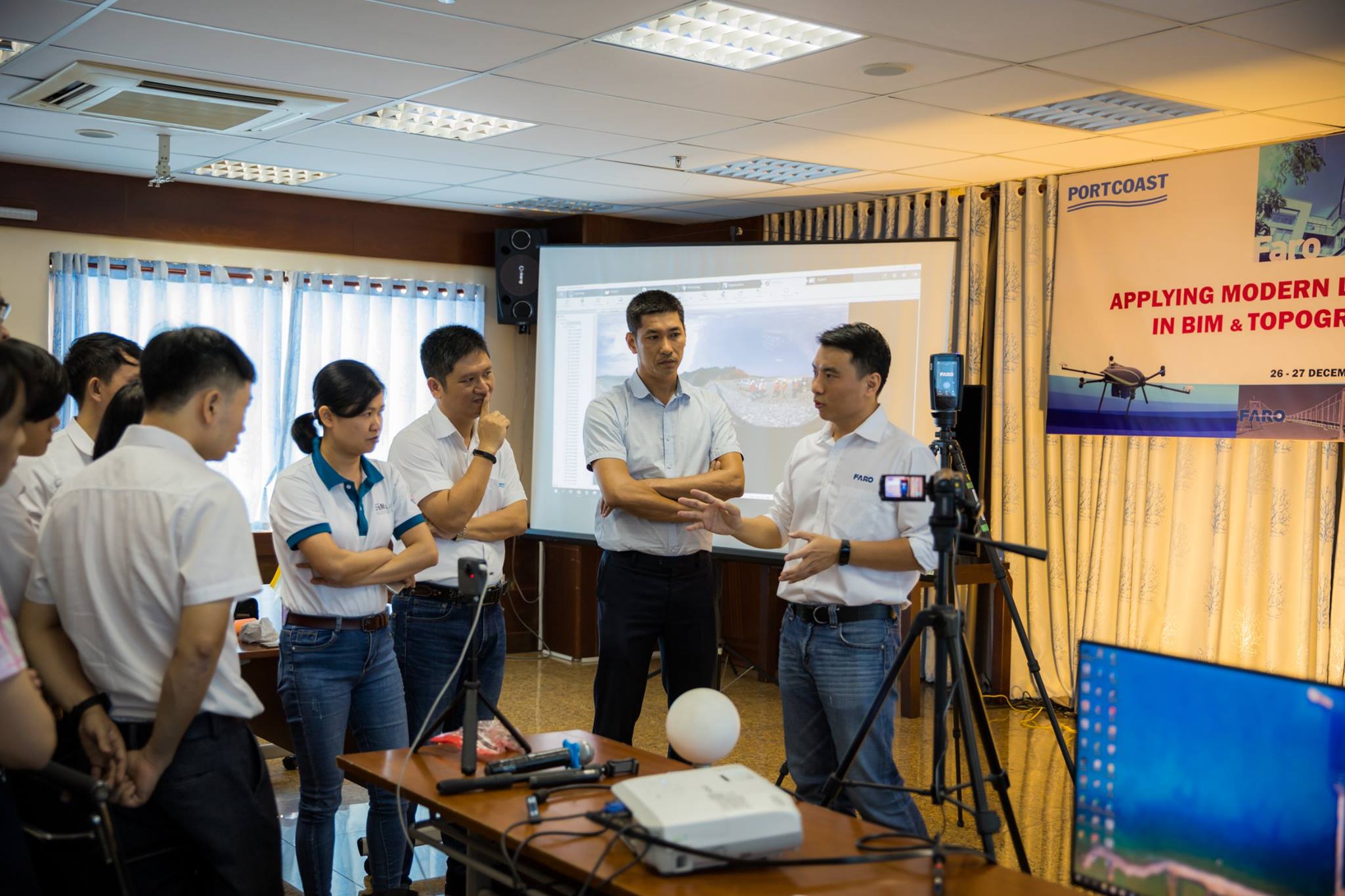 Training session on applying modern LIDAR Technology in BIM & Typographic Survey