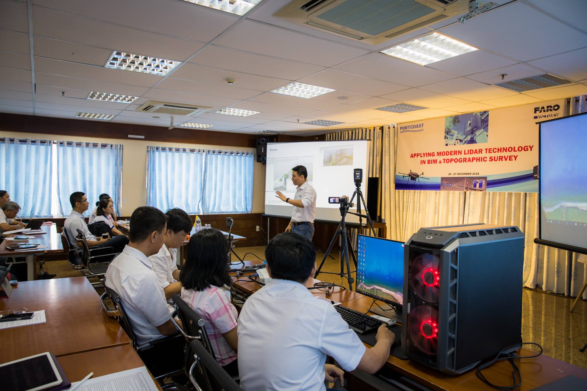 Training session on applying modern LIDAR Technology in BIM & Typographic Survey