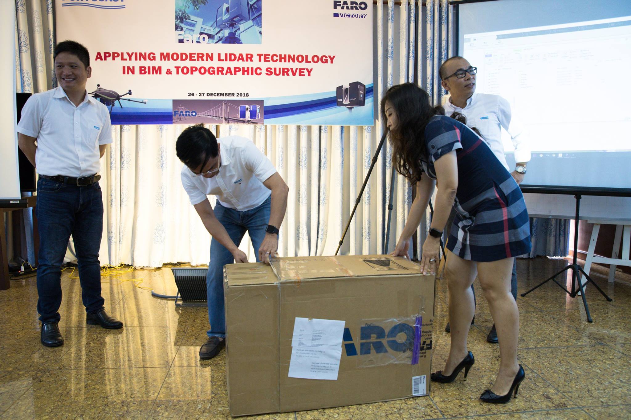 Training session on applying modern LIDAR Technology in BIM & Typographic Survey