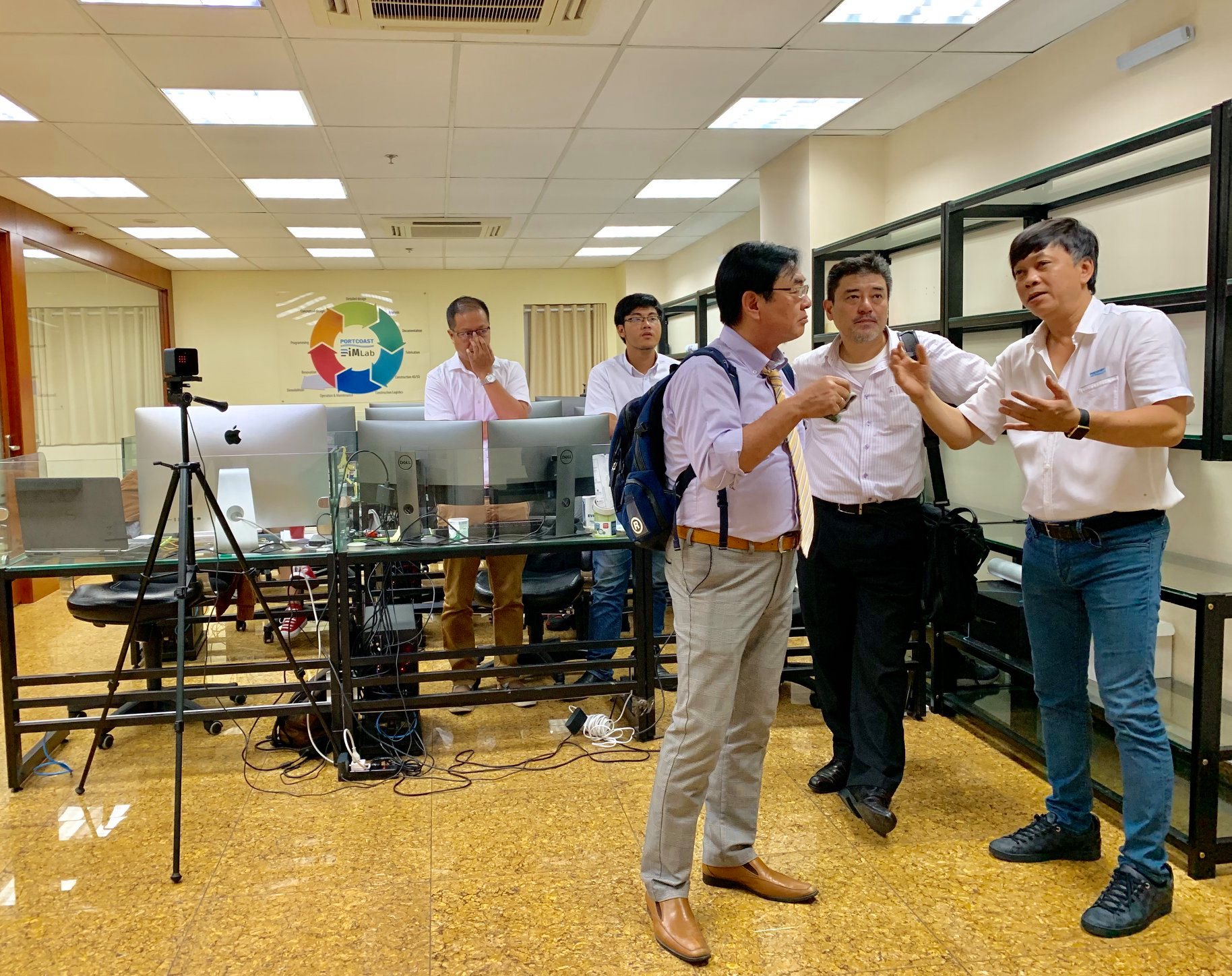 Nippon Koei visit Portcoast BIM Center