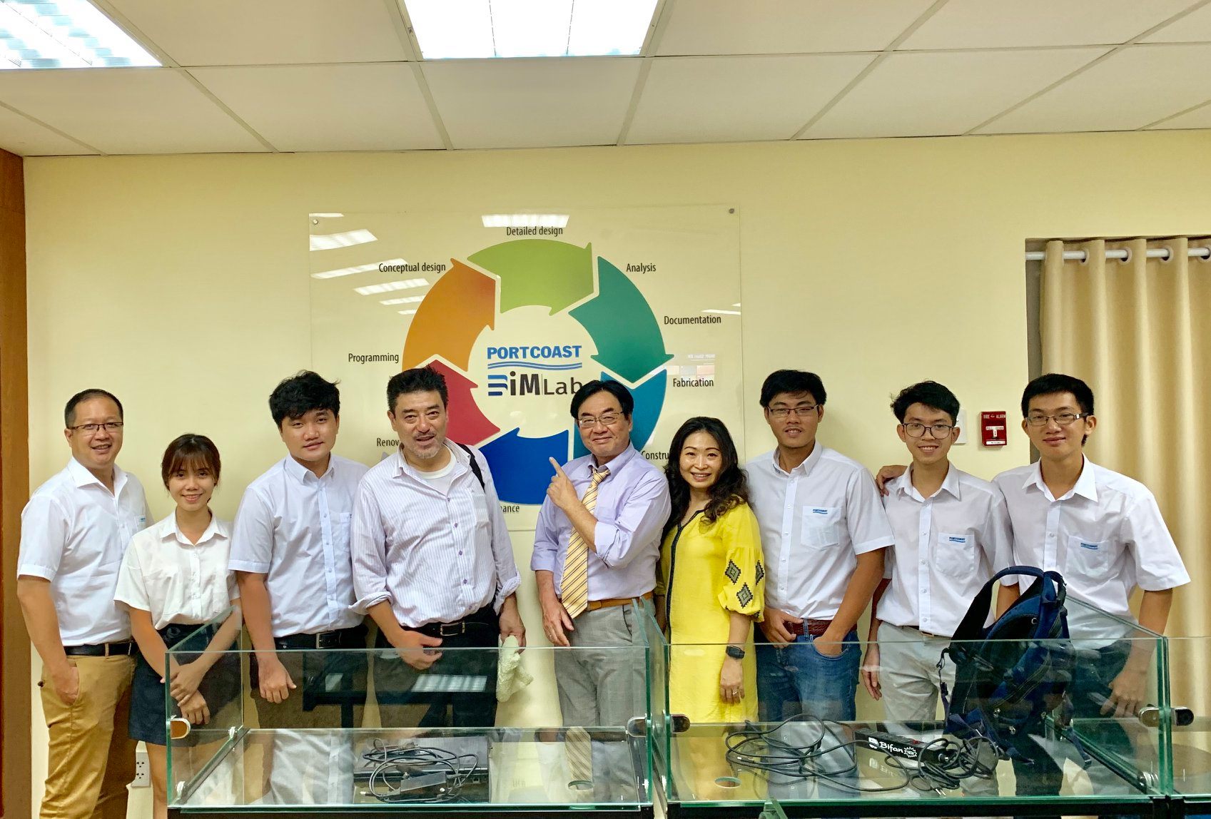 Nippon Koei visit Portcoast BIM Center