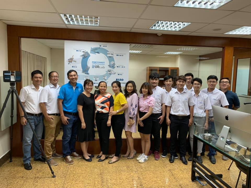 Baria Serece Team visited and worked with Portcoast