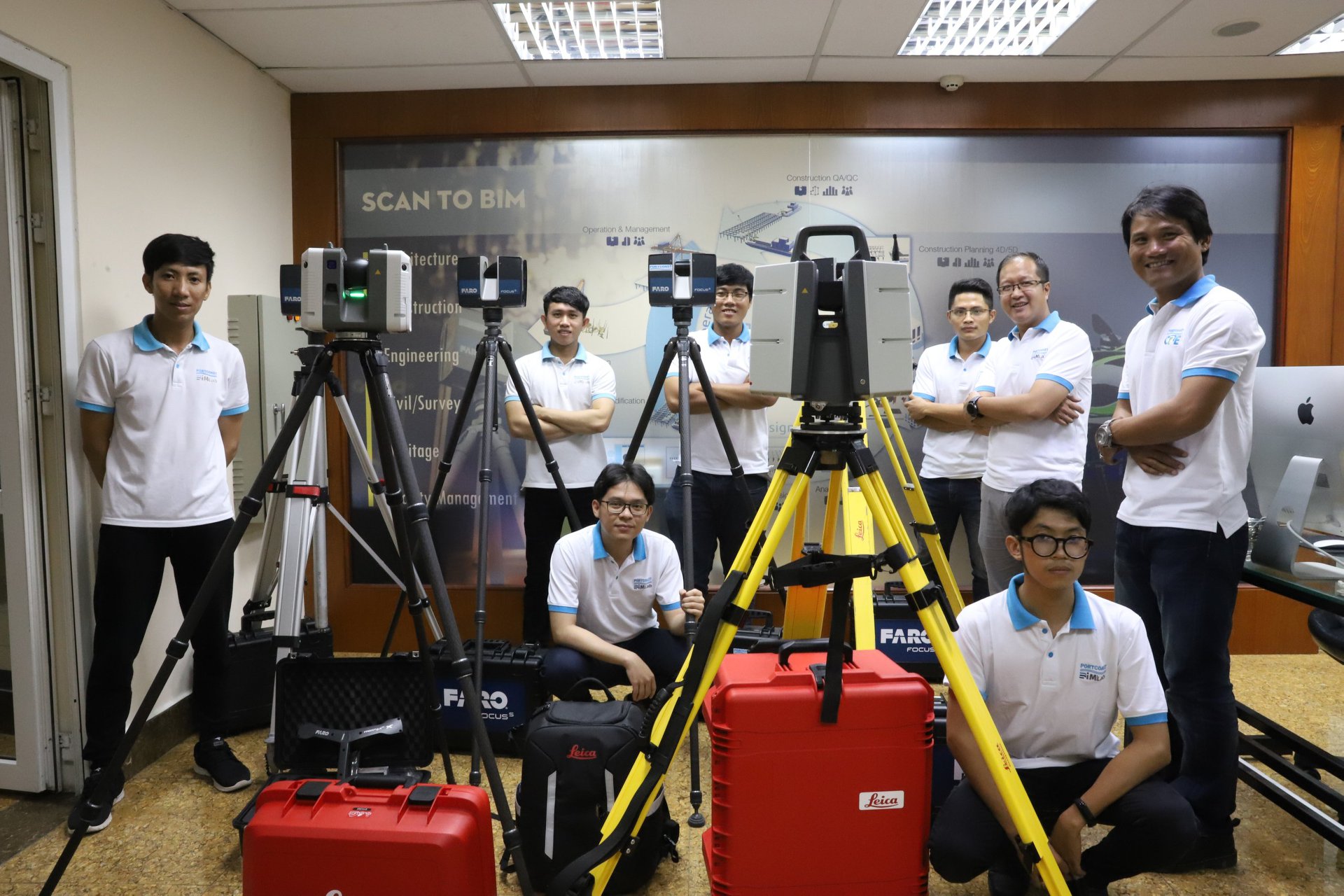 Leica and Portcoast hold a training session on the newest 3D Laser Scan from Leica