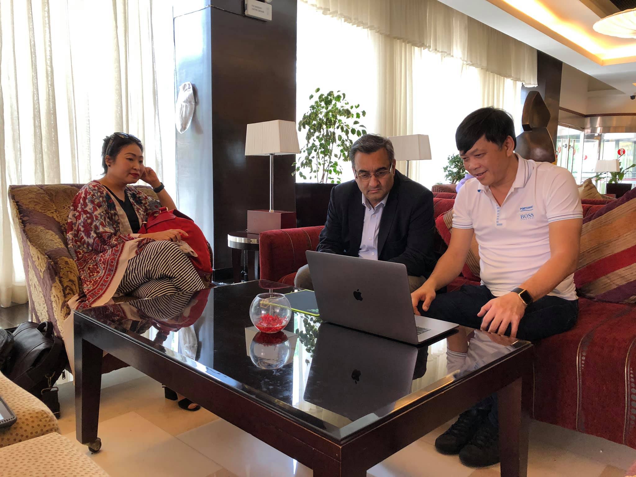 Portcoast’s Chairman and CFO visit Pakistan Deep Water Container Terminals