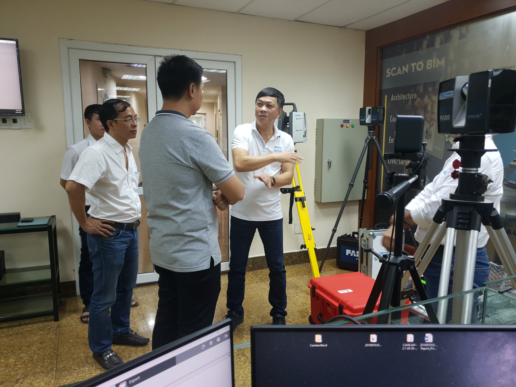 Mr. Piya from LSP visit and work with Portcoast