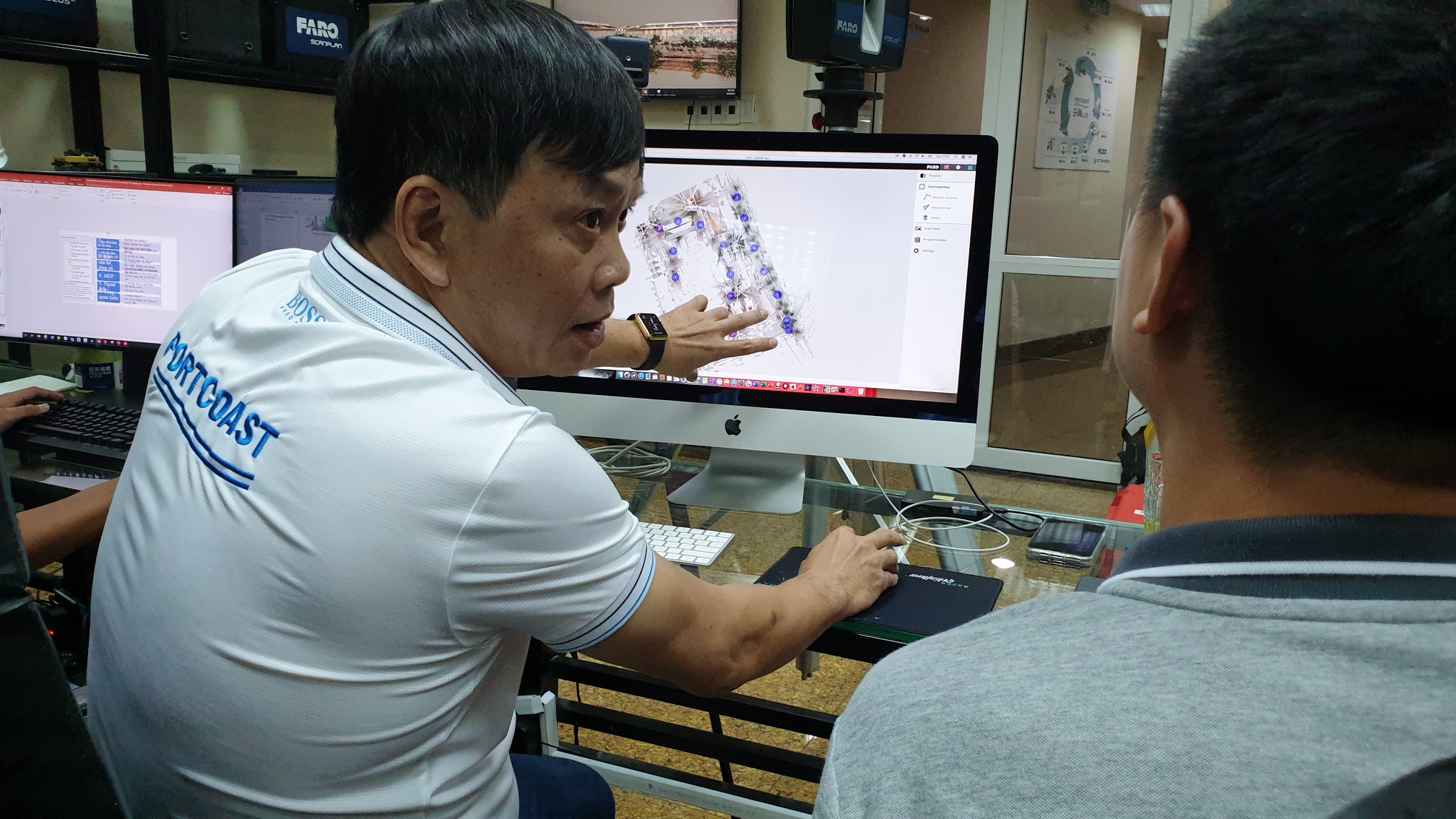 Mr. Piya from LSP visit and work with Portcoast