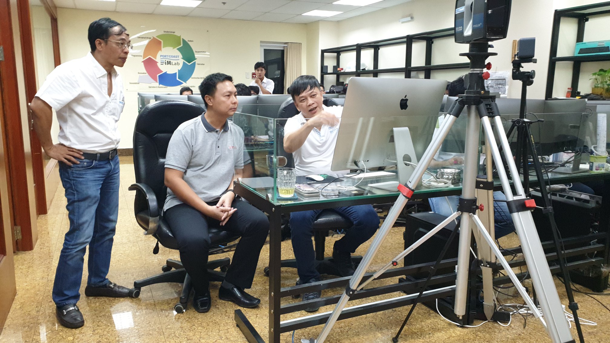 Mr. Piya from LSP visit and work with Portcoast