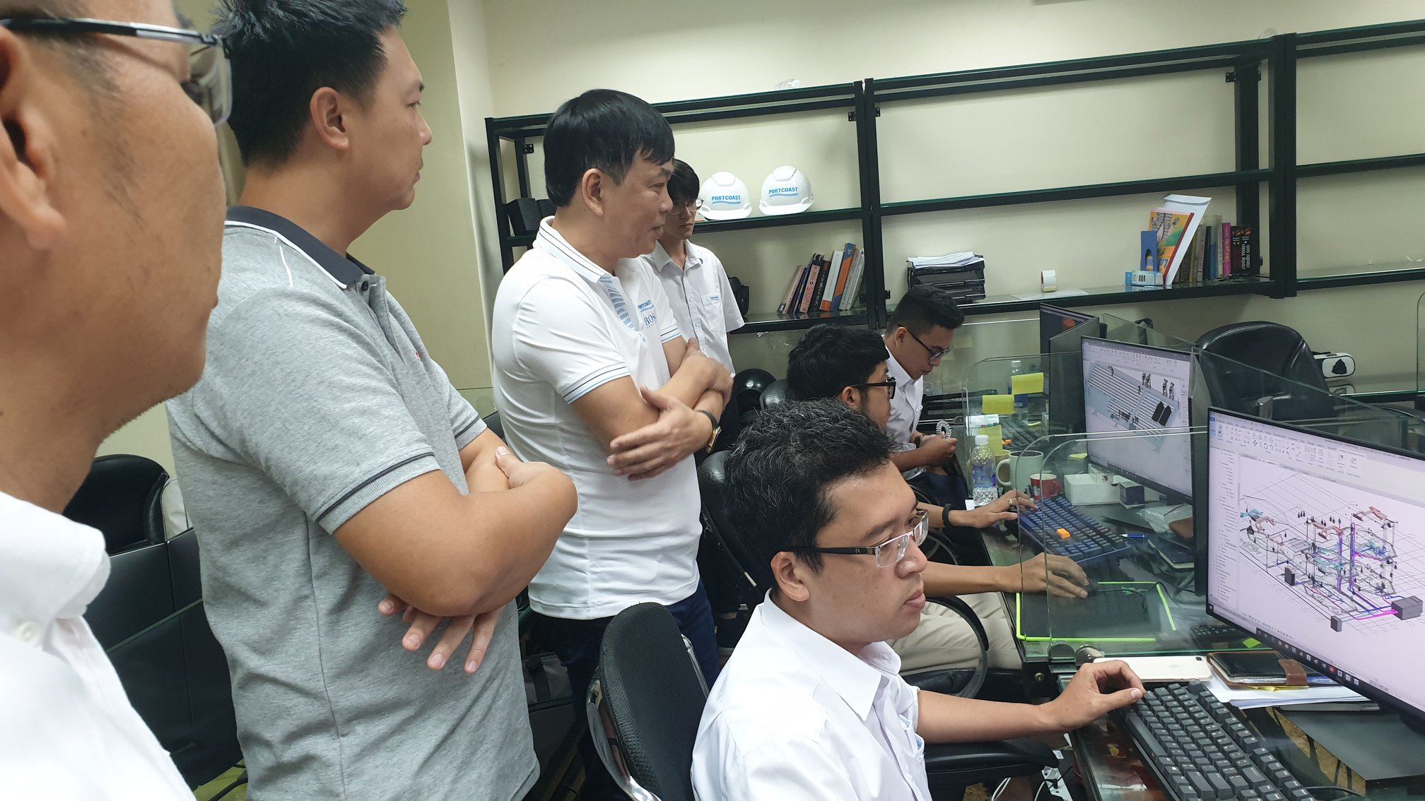 Mr. Piya from LSP visit and work with Portcoast