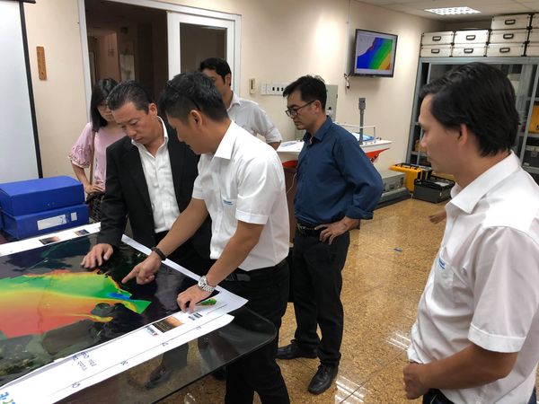 Myanmar Koei visited and work with Portcoast