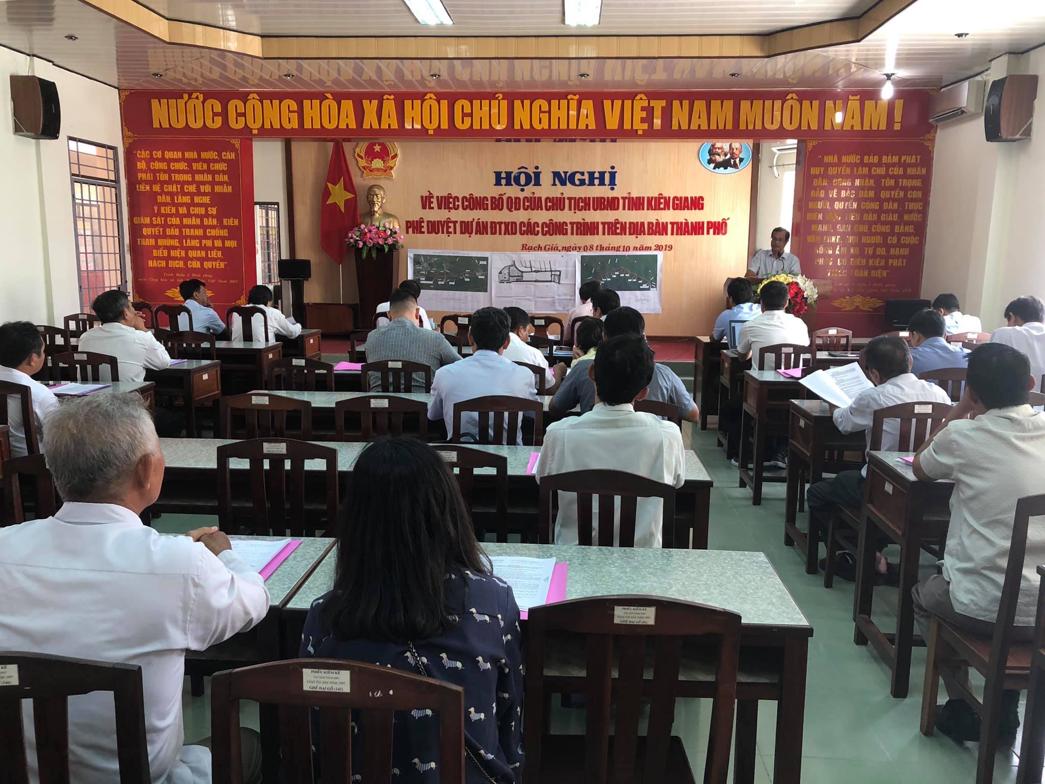 Meeting for Announcement of Decision for Approval of Rach Gia Passengers Port Project