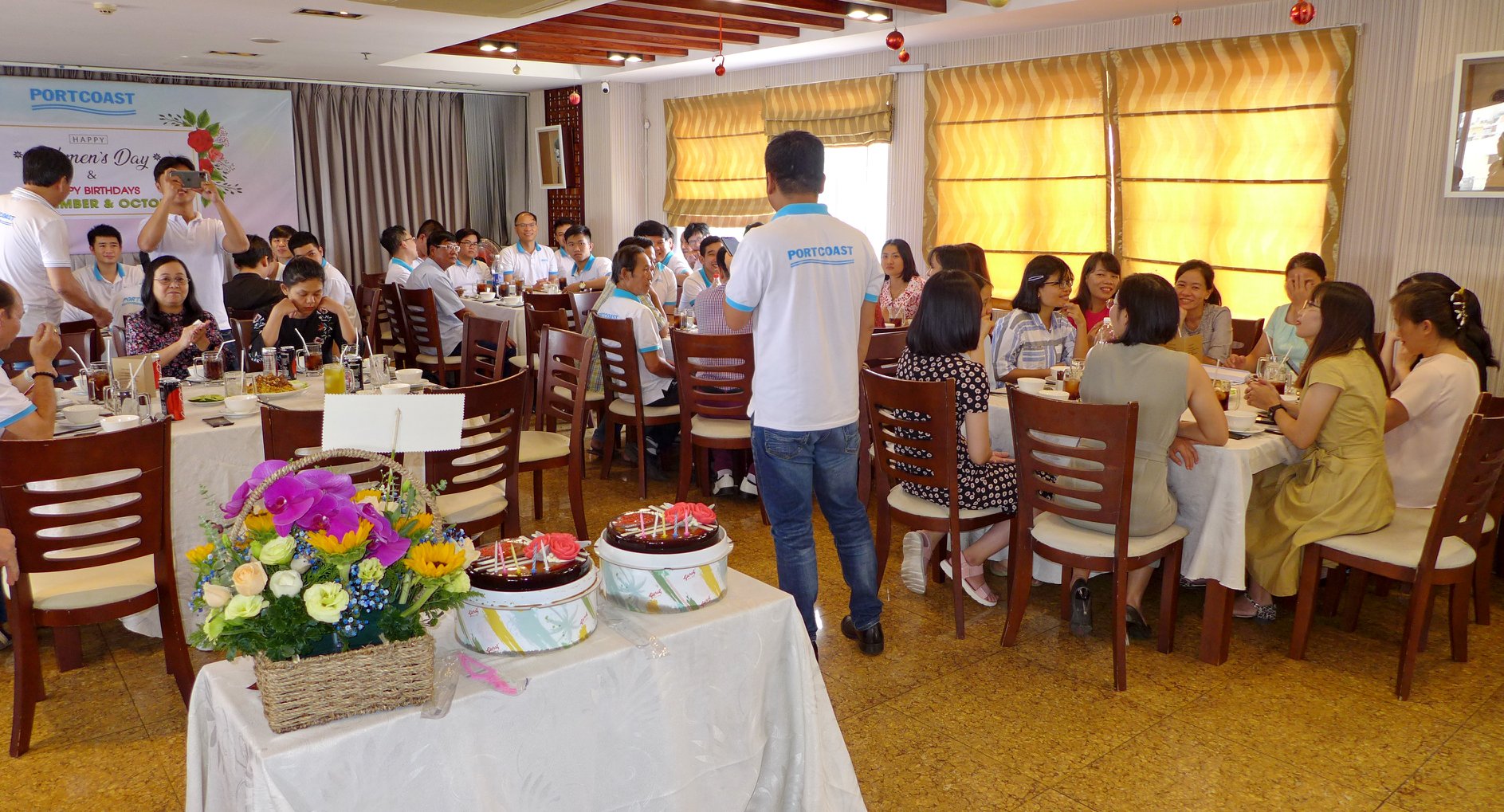 Birthday party for members born in September, October and happy Vietnamese Women's Day