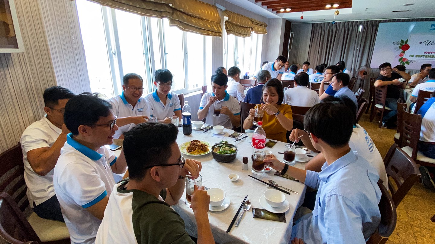 Birthday party for members born in September, October and happy Vietnamese Women's Day