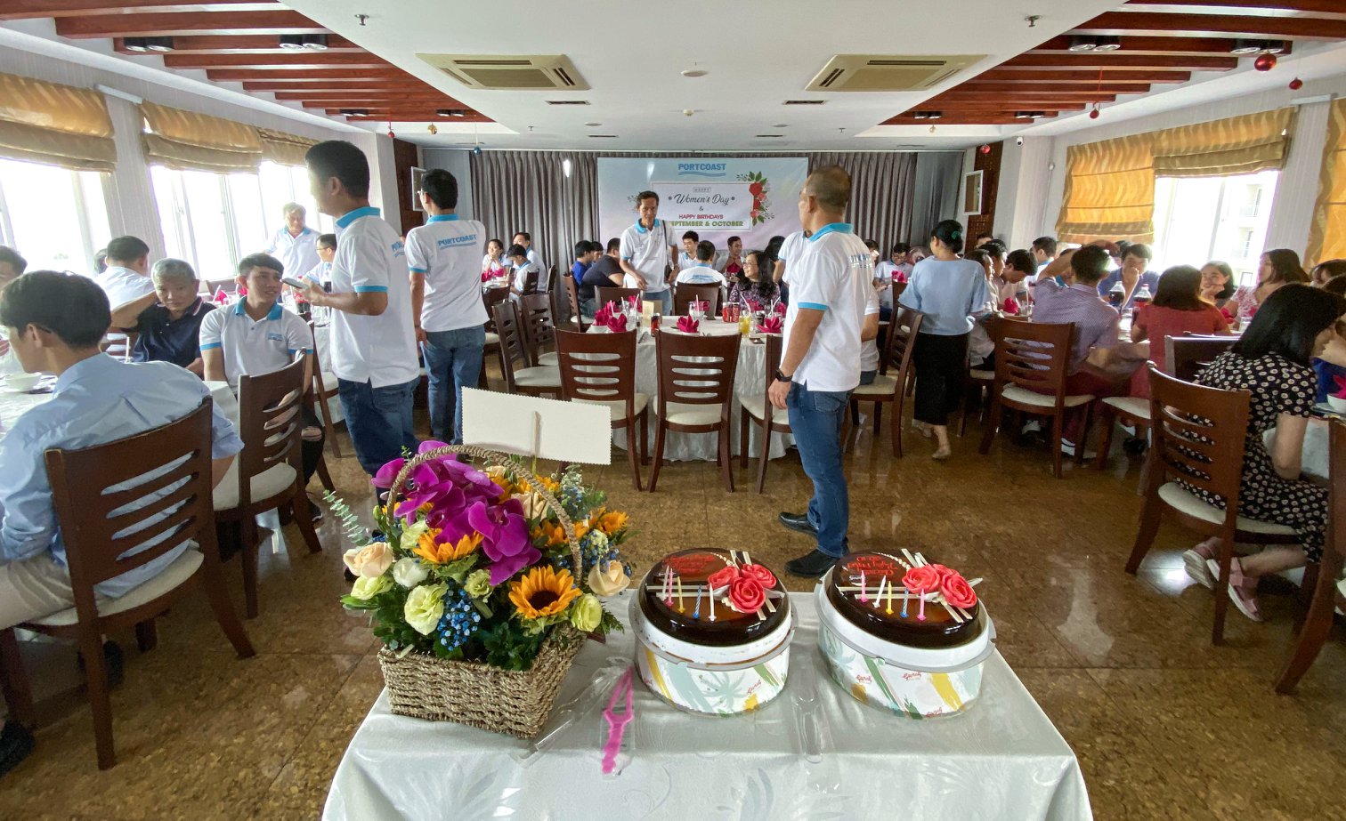 Birthday party for members born in September, October and happy Vietnamese Women's Day