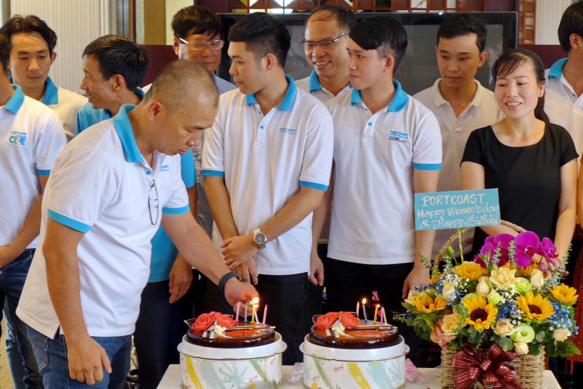 Birthday party for members born in September, October and happy Vietnamese Women's Day