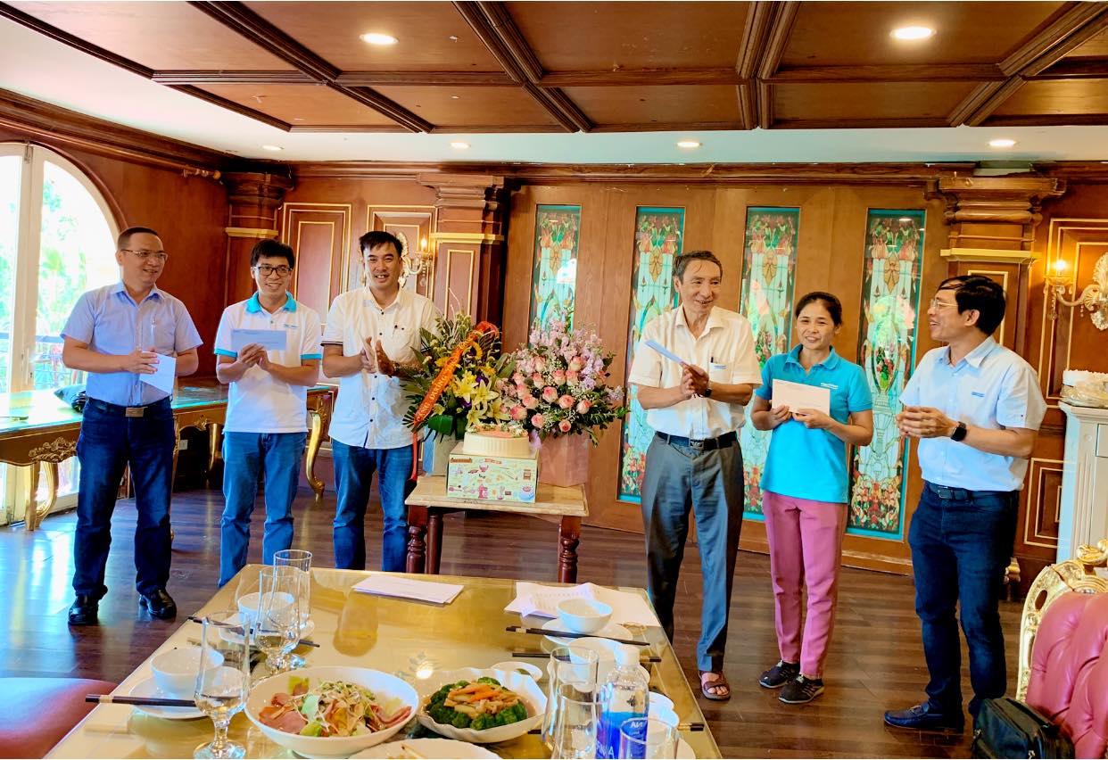 Birthday party for members born in September, October and happy Vietnamese Women's Day