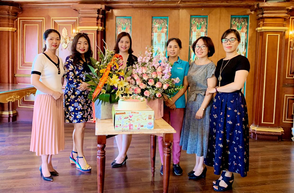 Birthday party for members born in September, October and happy Vietnamese Women's Day