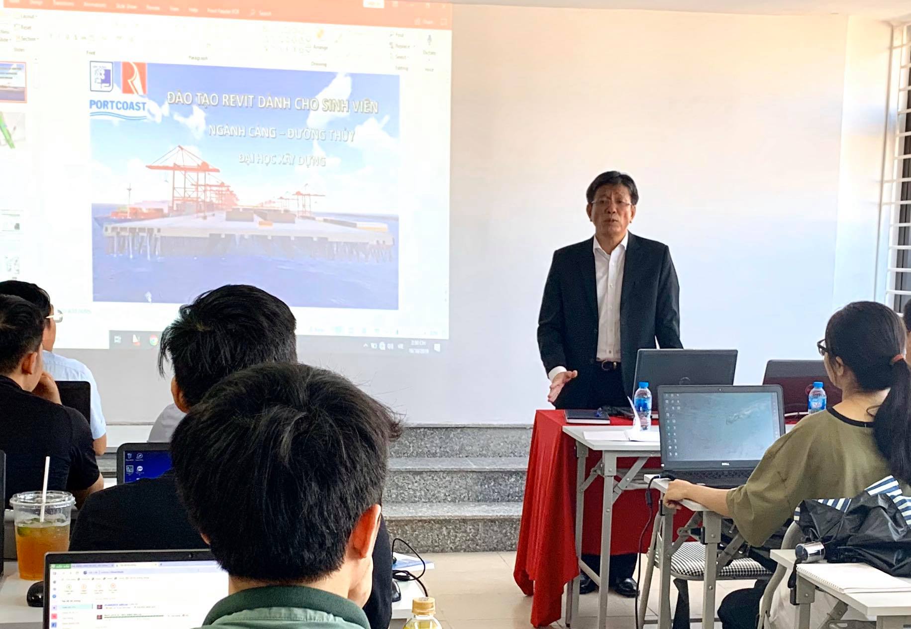 Opening of BIM - REVIT application training course sponsored by Portcoast