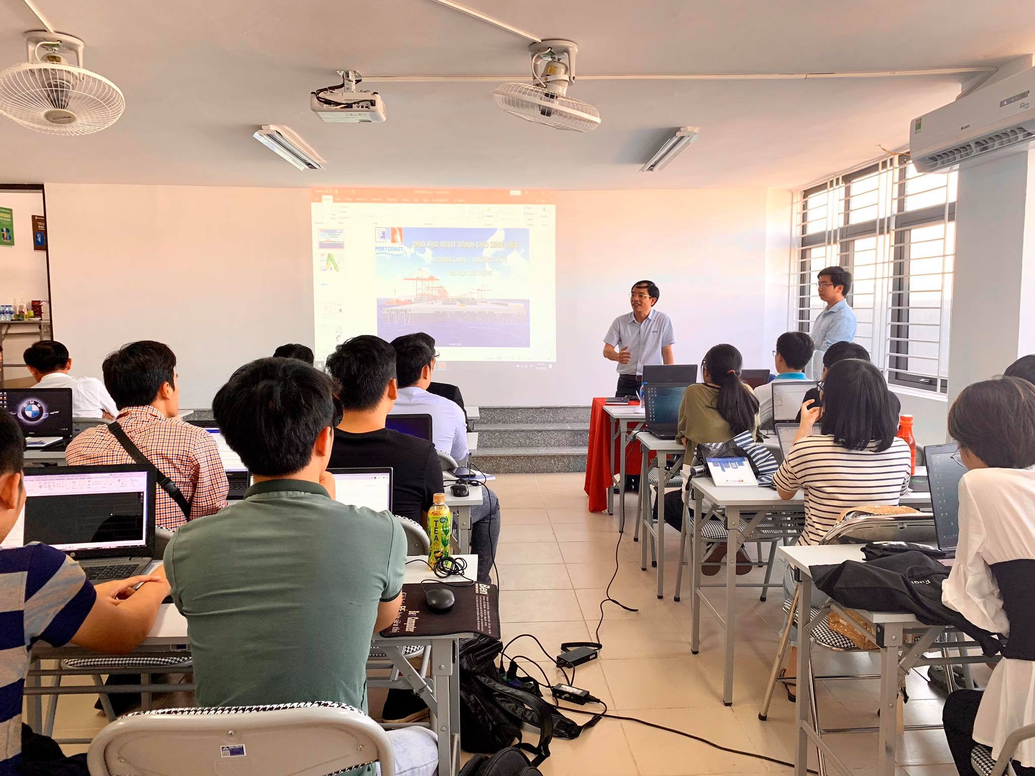 Opening of BIM - REVIT application training course sponsored by Portcoast