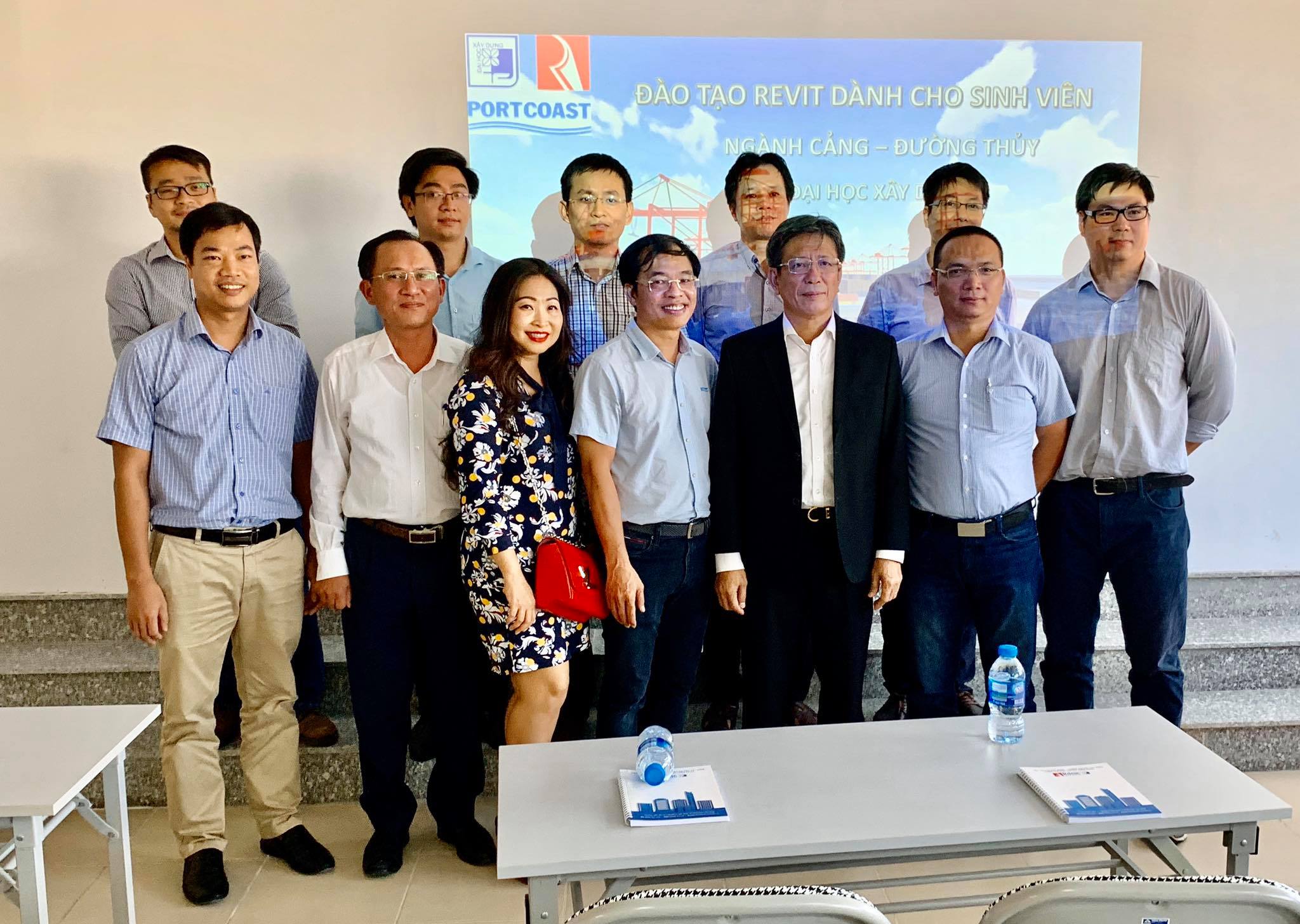 Opening of BIM - REVIT application training course sponsored by Portcoast