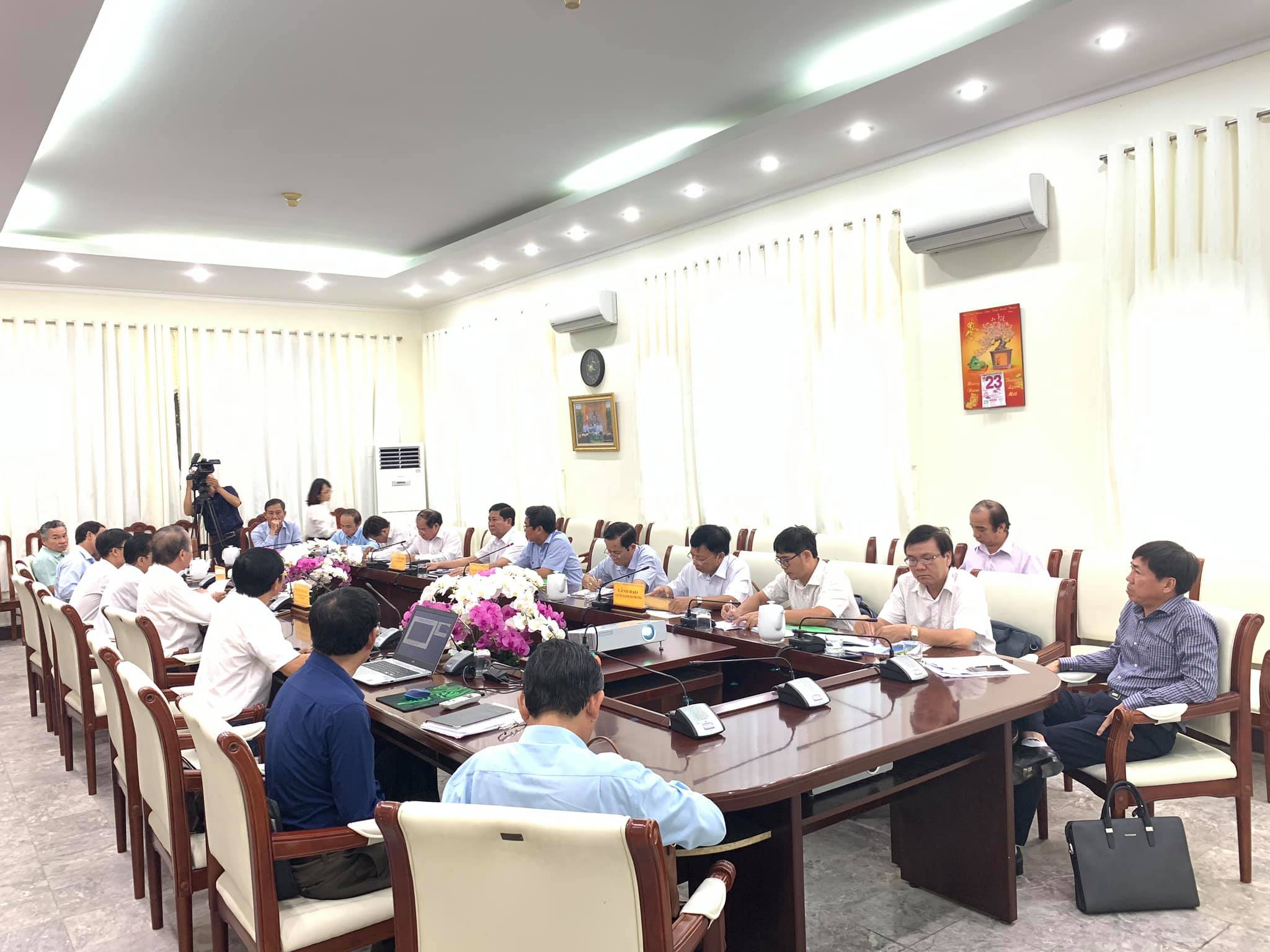 Meeting with Ninh Thuan PC's Chairman