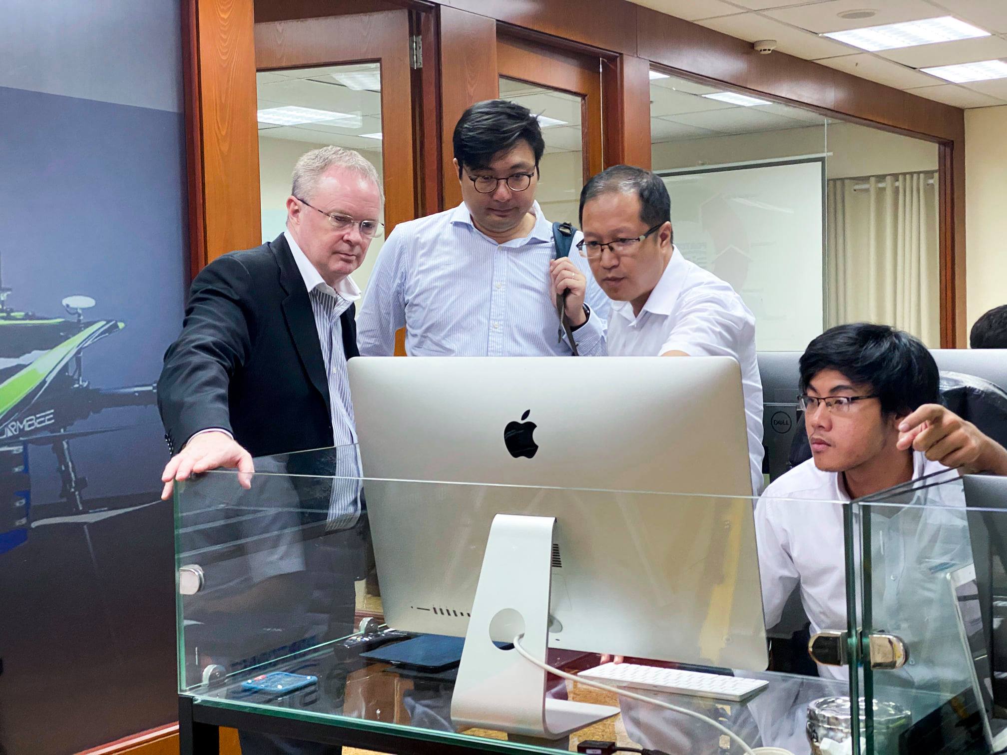 COWI visit Portcoast BIMlab Center