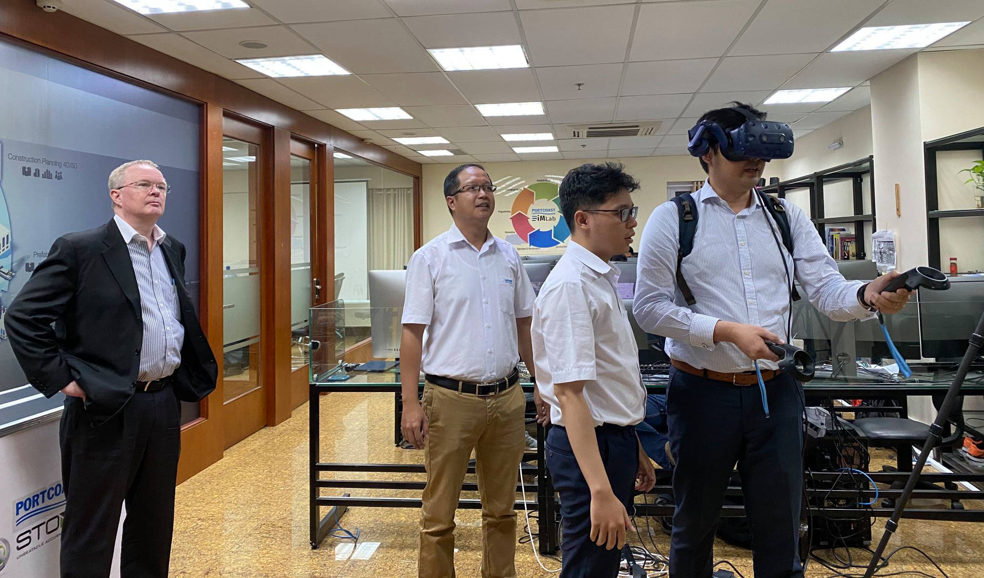 COWI visit Portcoast BIMlab Center