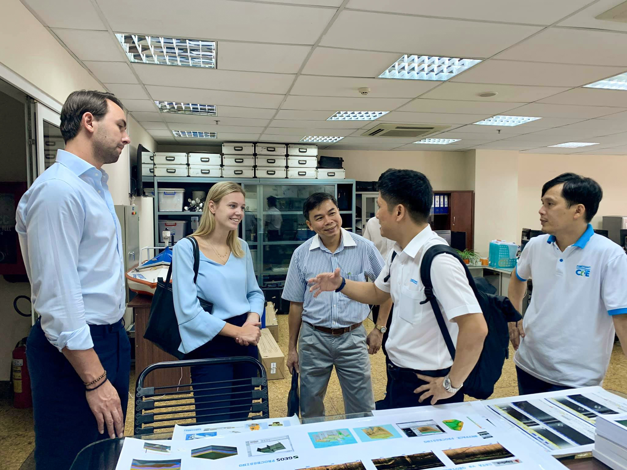 Meeting with Holland consultant for port planning in Vietnam