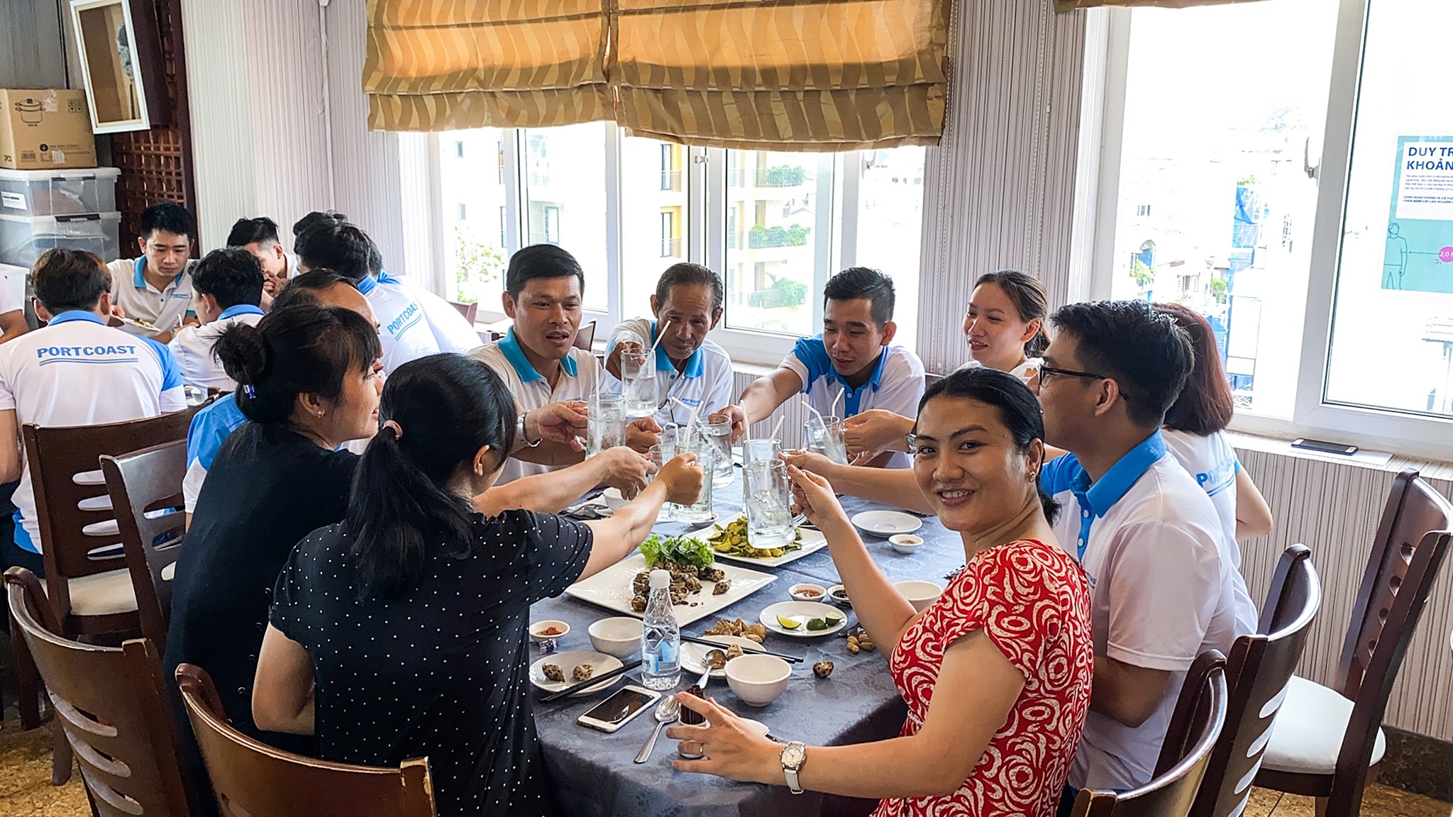 Portcoast 's birthday party for members born in April and May in 2020