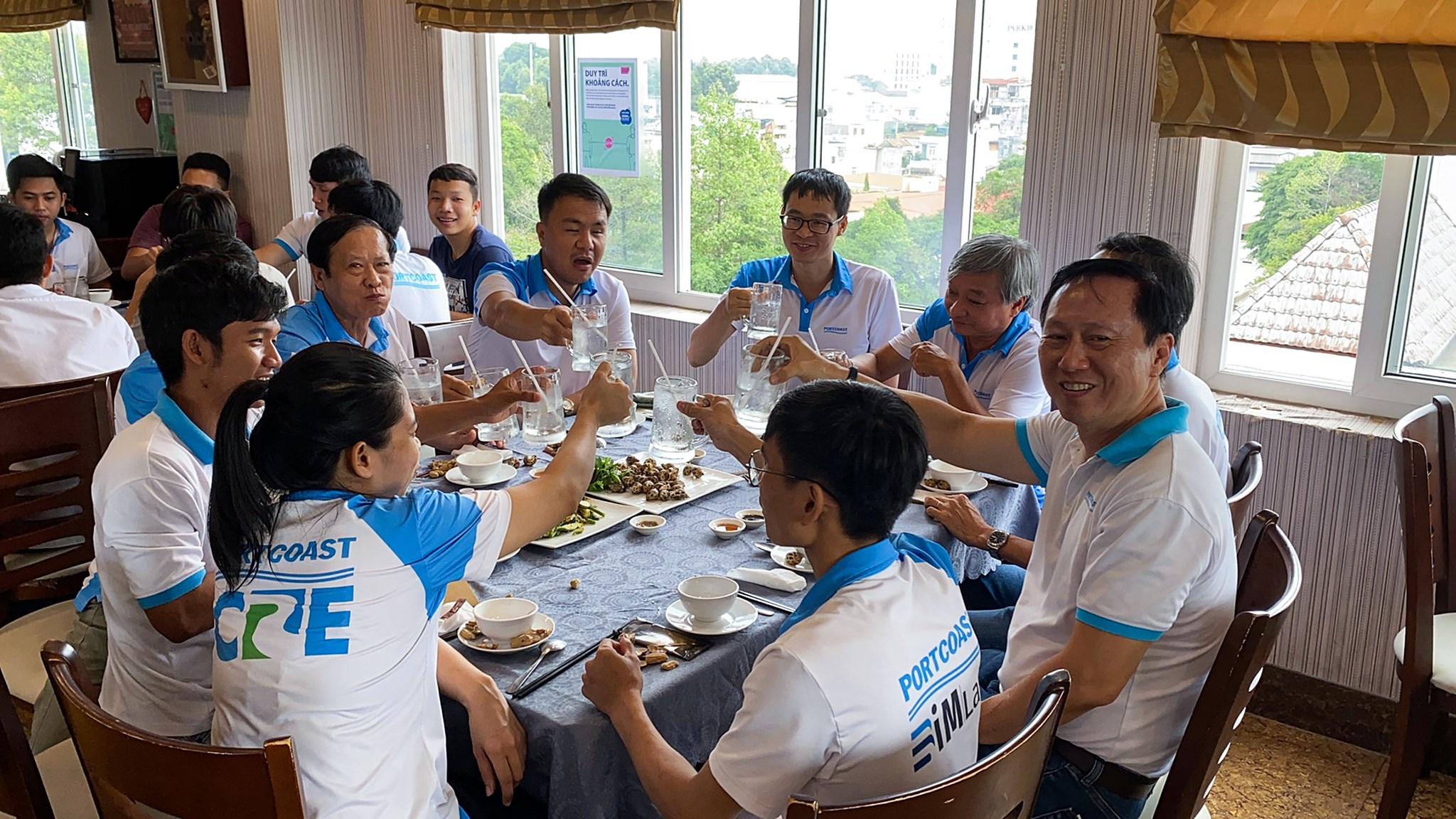 Portcoast 's birthday party for members born in April and May in 2020