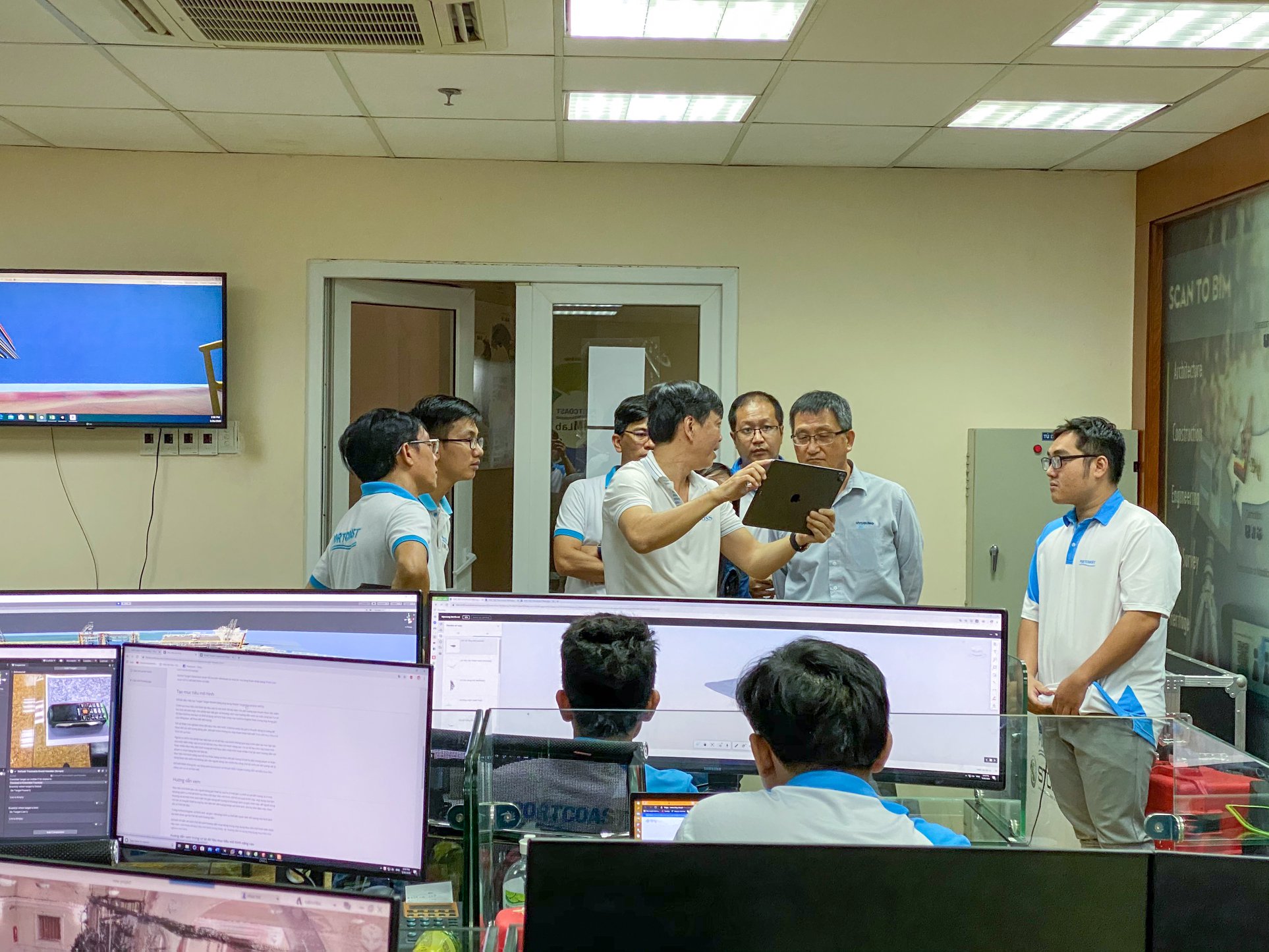 Introduction of the results of 3D laser scanning work at Hyosung Port