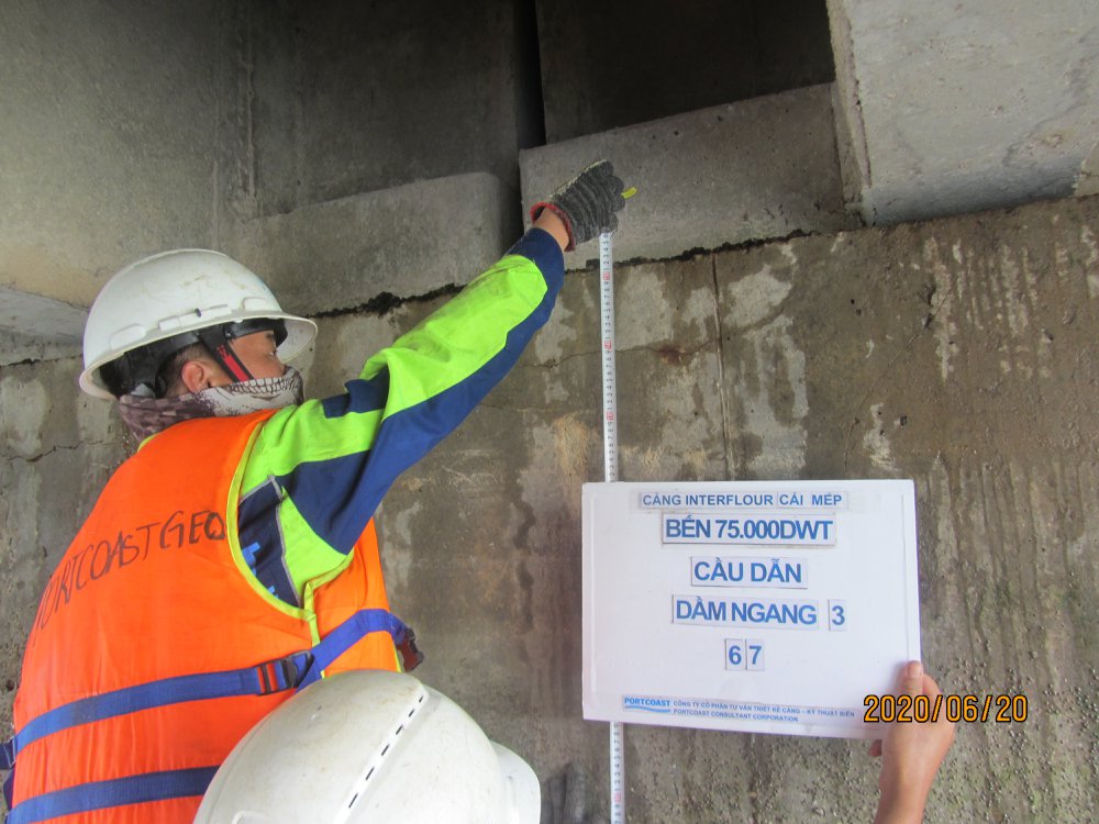 Inspection and verification of structure Upgrading of Interflour port