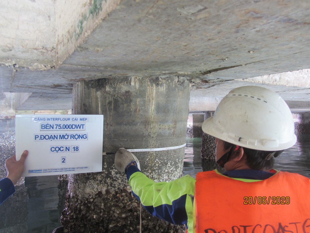 Inspection and verification of structure Upgrading of Interflour port