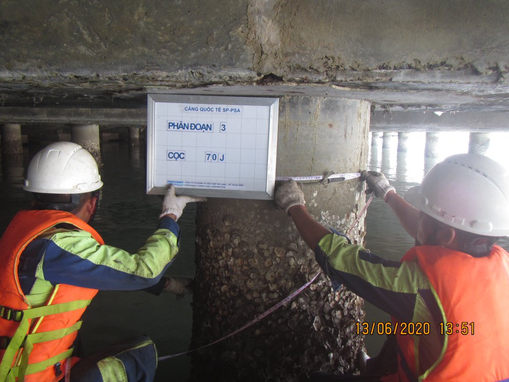 Periodic survey and inspection of SP-PSA International Port 