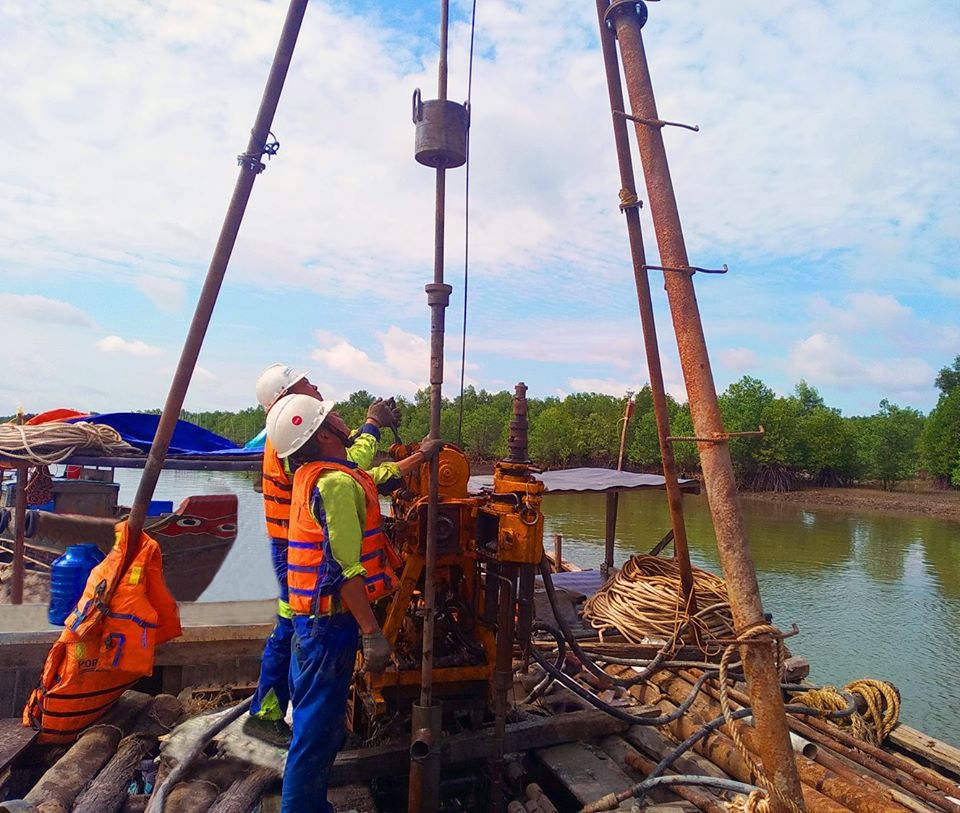 Geological survey work at Phuoc An Port