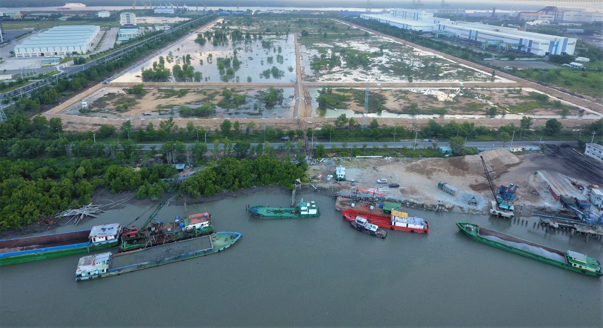 Posco Port Periodic dredging in August 2020