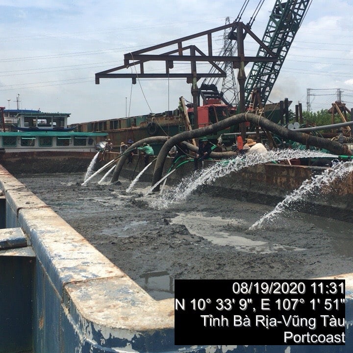 Posco Port Periodic dredging in August 2020