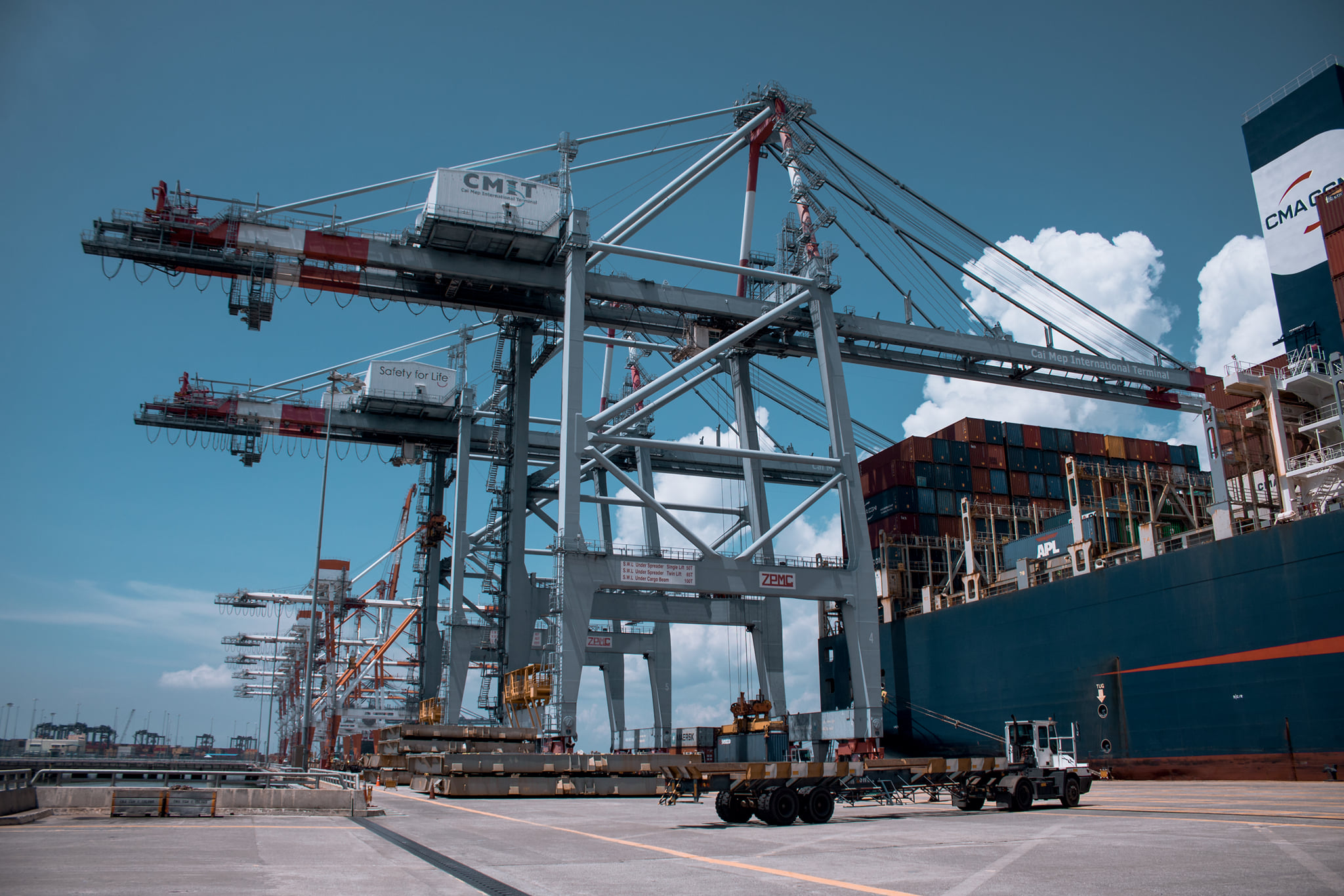 Site visit with Phuoc An Port's Client at Posco Vietnam, CMIT and SSIT