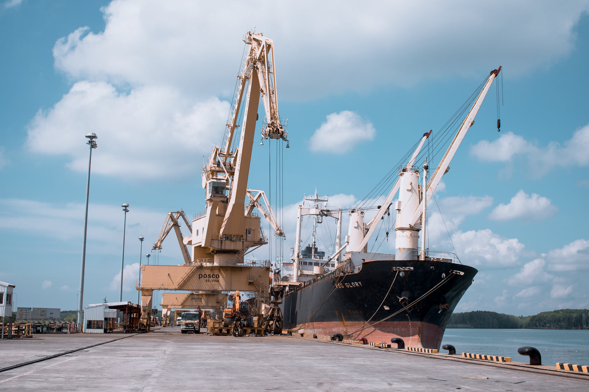 Site visit with Phuoc An Port's Client at Posco Vietnam, CMIT and SSIT