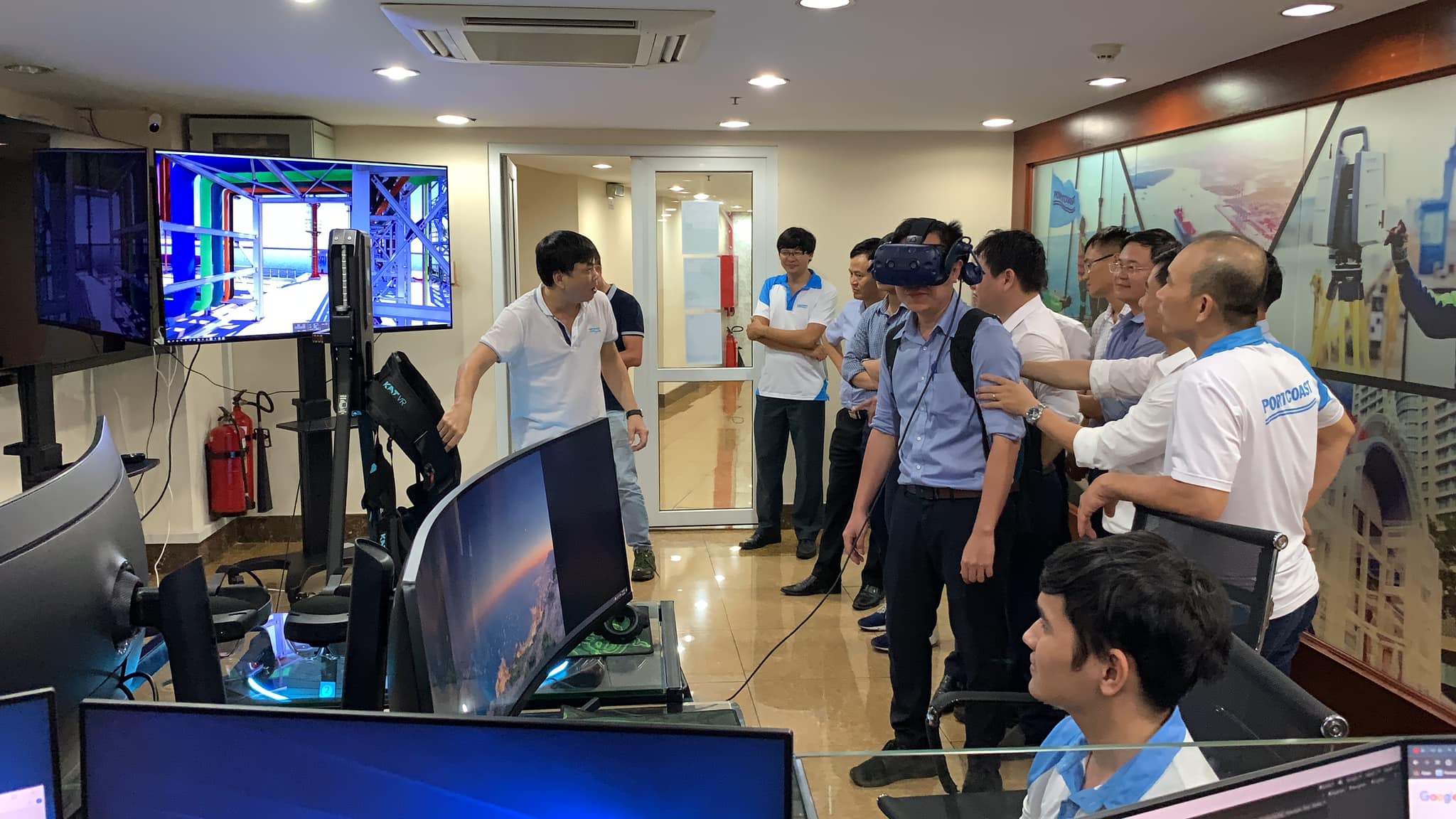 Project Development Team of EVN visited Portcoast