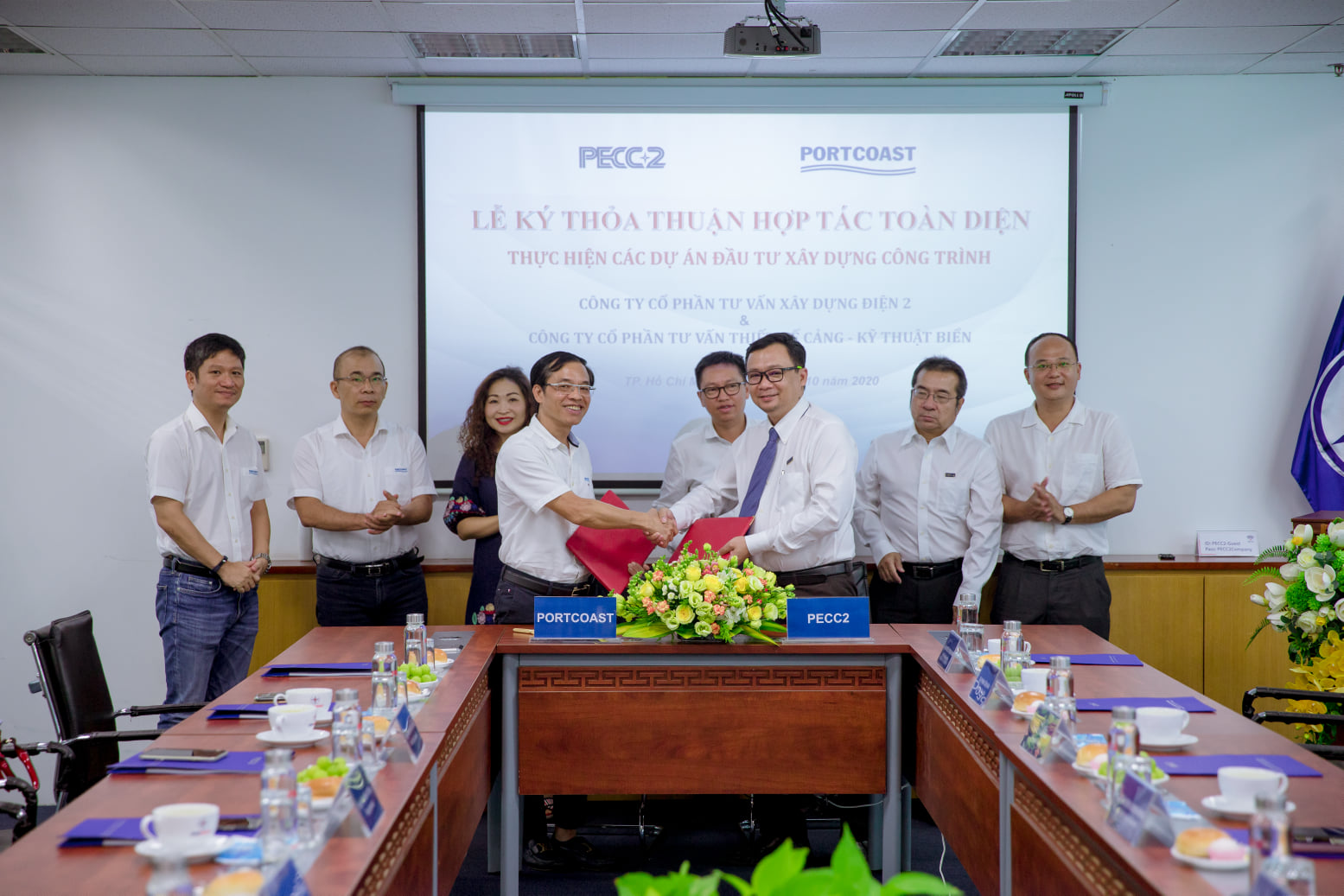 Portcoast and PECC2 signed an agreement on the cooperation for mutual development