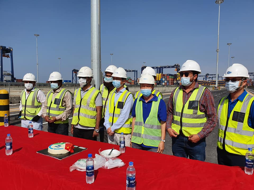 Handover ceremony of the operation of CY6 Area