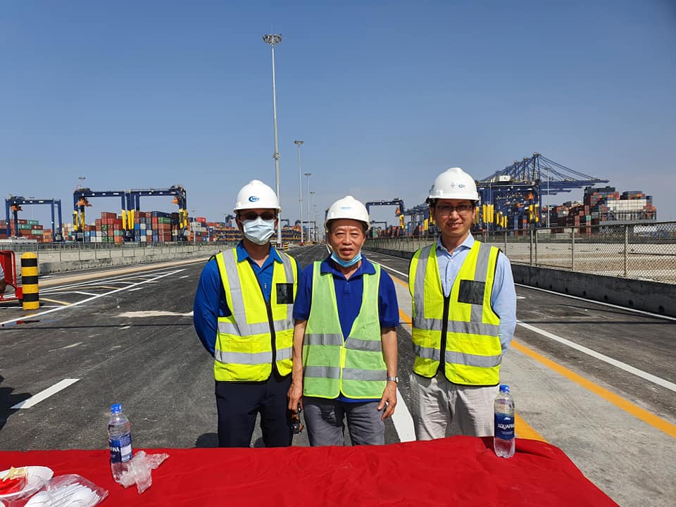 Handover ceremony of the operation of CY6 Area