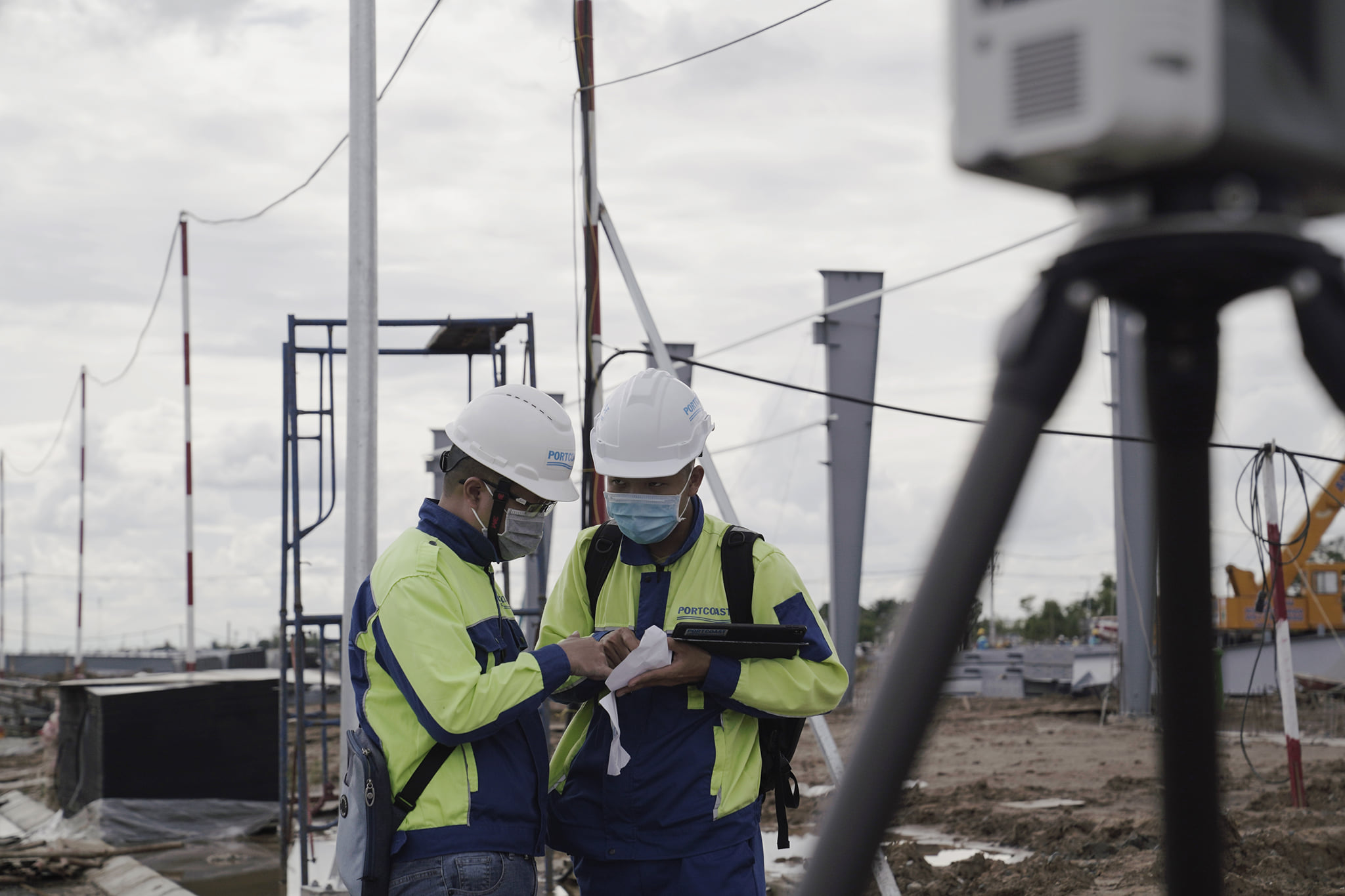 Portcoast conducted survey at Phuoc Dong port - Long An Province - Day 1